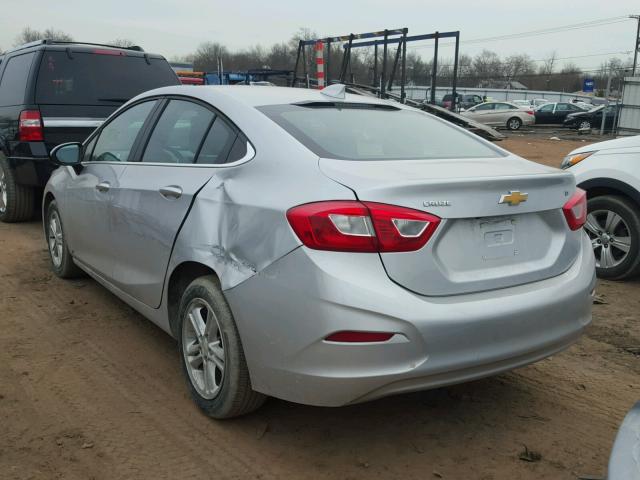 1G1BE5SM0G7295053 - 2016 CHEVROLET CRUZE LT SILVER photo 3