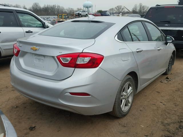 1G1BE5SM0G7295053 - 2016 CHEVROLET CRUZE LT SILVER photo 4