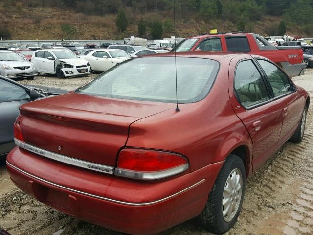 1C3EJ56H5YN131361 - 2000 CHRYSLER CIRRUS LXI RED photo 4