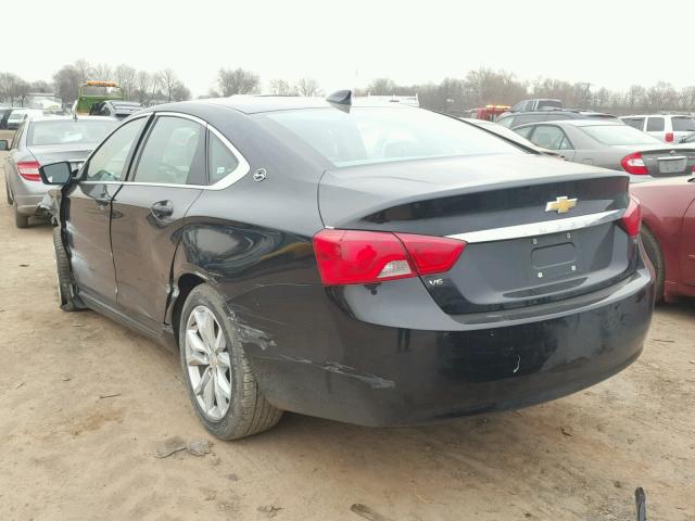 1G1105S34HU167094 - 2017 CHEVROLET IMPALA LT BLACK photo 3