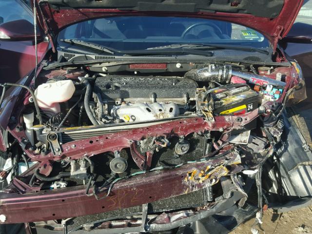 JTKDE177270211859 - 2007 TOYOTA SCION TC 栗色 照片 7