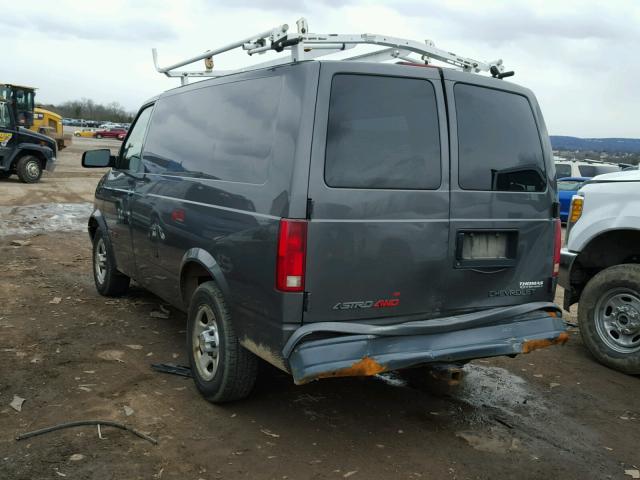 1GCDL19X63B129934 - 2003 CHEVROLET ASTRO GRAY photo 3