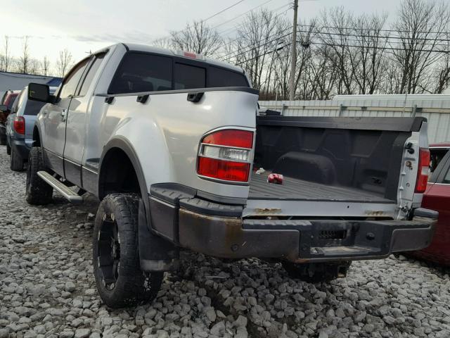 1FTPX04575KB86924 - 2005 FORD F150 SILVER photo 3