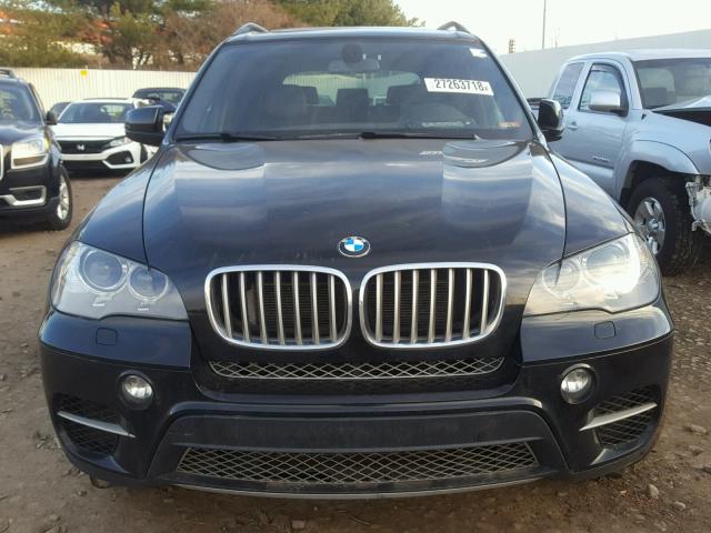 5UXZV8C5XD0C14693 - 2013 BMW X5 XDRIVE5 BLACK photo 9