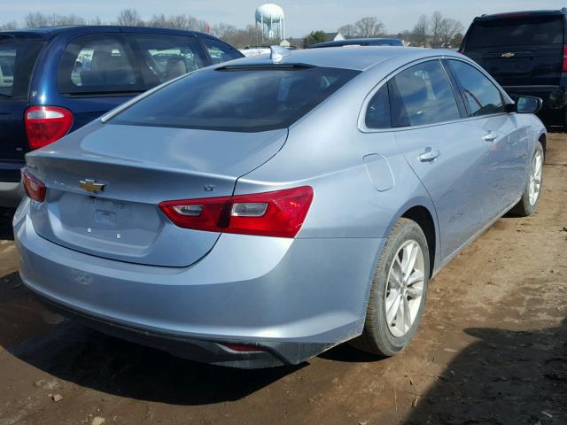 1G1ZD5ST9JF133797 - 2018 CHEVROLET MALIBU LT BLUE photo 4