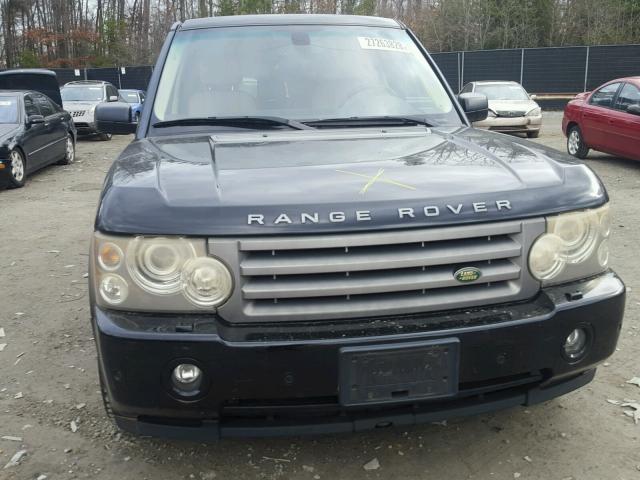 SALMF15456A215130 - 2006 LAND ROVER RANGE ROVE BLACK photo 9