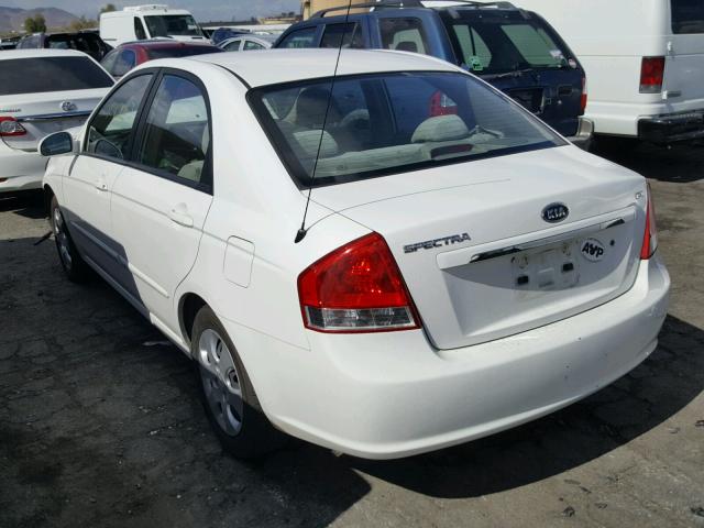 KNAFE122975486172 - 2007 KIA SPECTRA EX WHITE photo 3