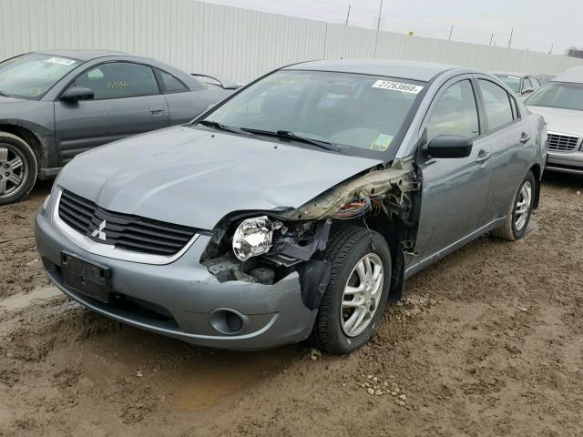 4A3AB36F37E081923 - 2007 MITSUBISHI GALANT ES GRAY photo 2