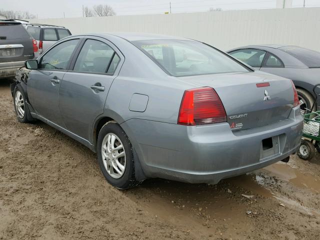 4A3AB36F37E081923 - 2007 MITSUBISHI GALANT ES GRAY photo 3