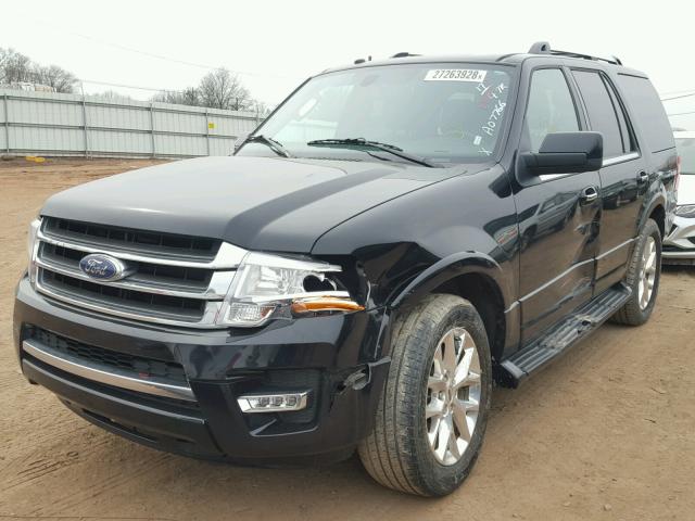 1FMJU1KT3HEA07766 - 2017 FORD EXPEDITION BLACK photo 2