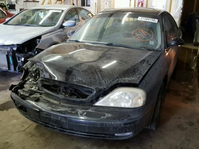 1MEHM55S12G611193 - 2002 MERCURY SABLE LS P BLACK photo 2