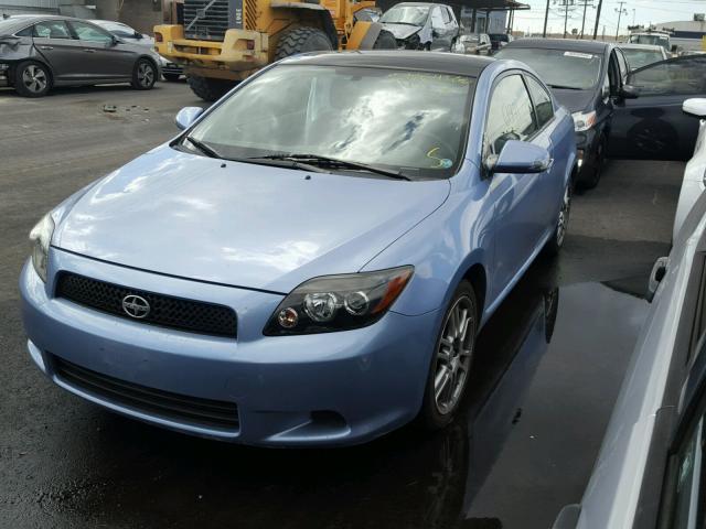 JTKDE167880266951 - 2008 TOYOTA SCION TC BLUE photo 2