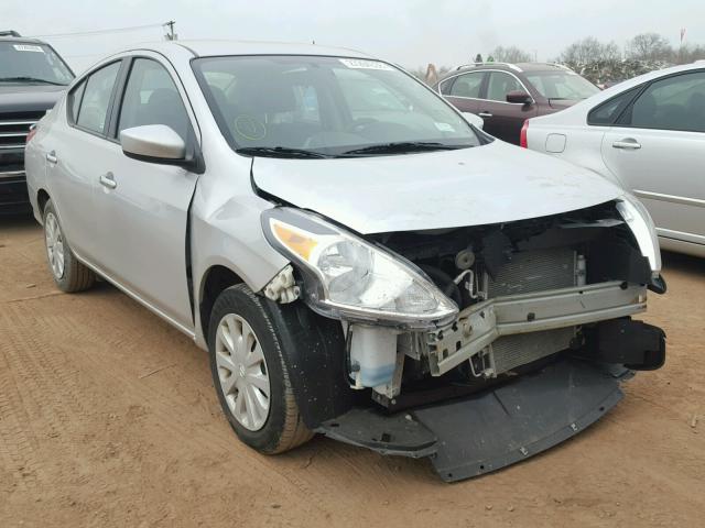 3N1CN7AP4GL868098 - 2016 NISSAN VERSA S SILVER photo 1