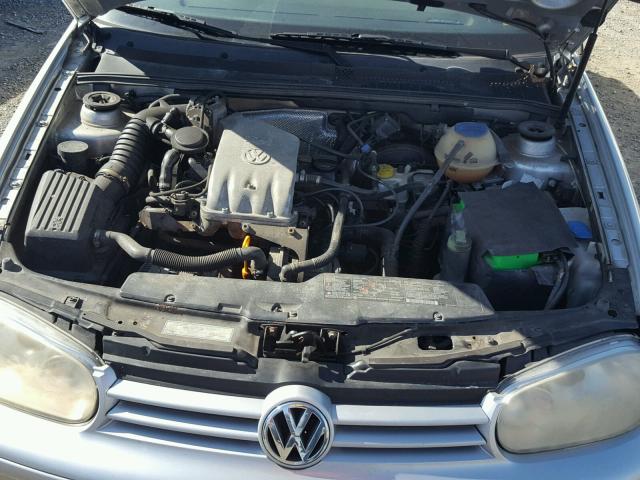 3VWCC21VX2M802322 - 2002 VOLKSWAGEN CABRIO GLS SILVER photo 7