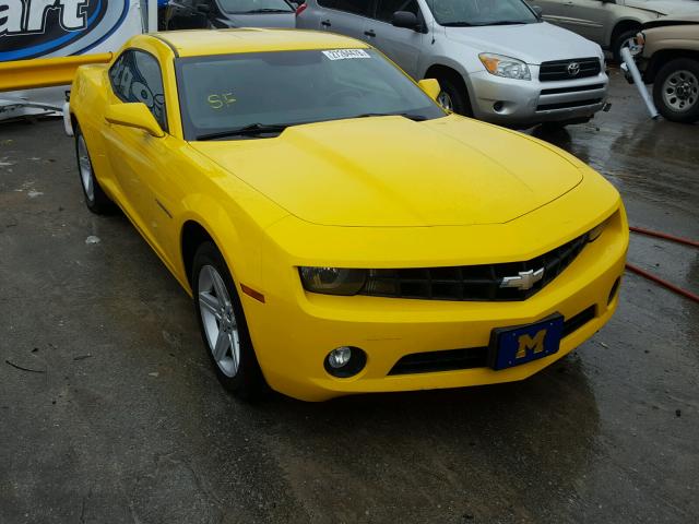 2G1FB1ED8B9137582 - 2011 CHEVROLET CAMARO LT YELLOW photo 1