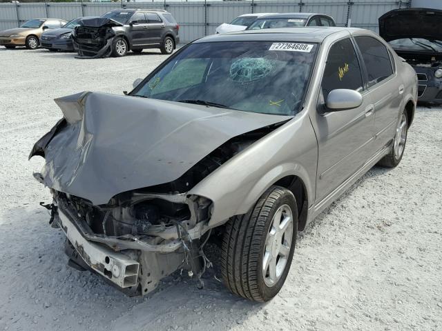 JN1DA31A42T316609 - 2002 NISSAN MAXIMA GLE GRAY photo 2