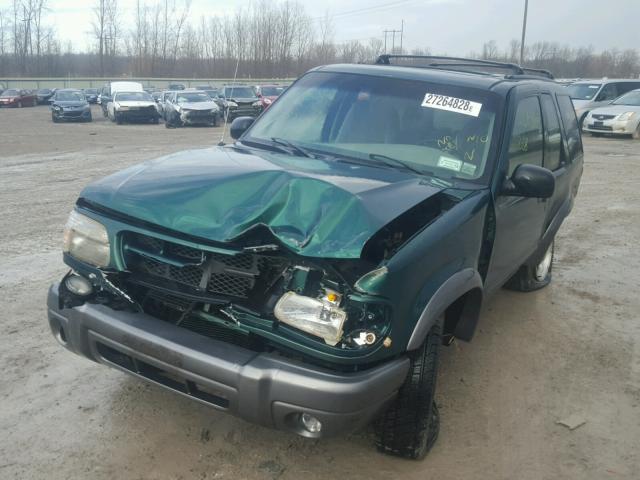 1FMZU24EXXUB73469 - 1999 FORD EXPLORER GREEN photo 2