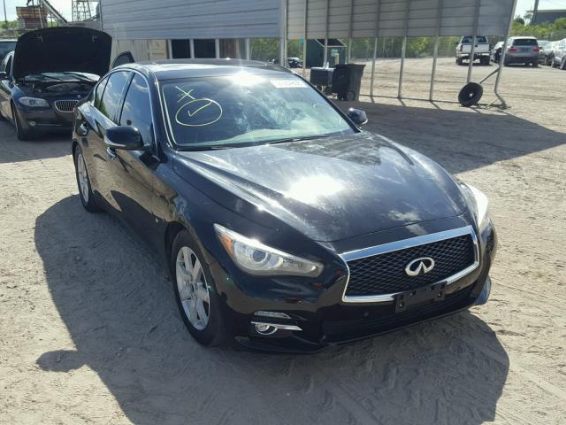 JN1BV7AP2FM345663 - 2015 INFINITI Q50 BASE BLACK photo 1