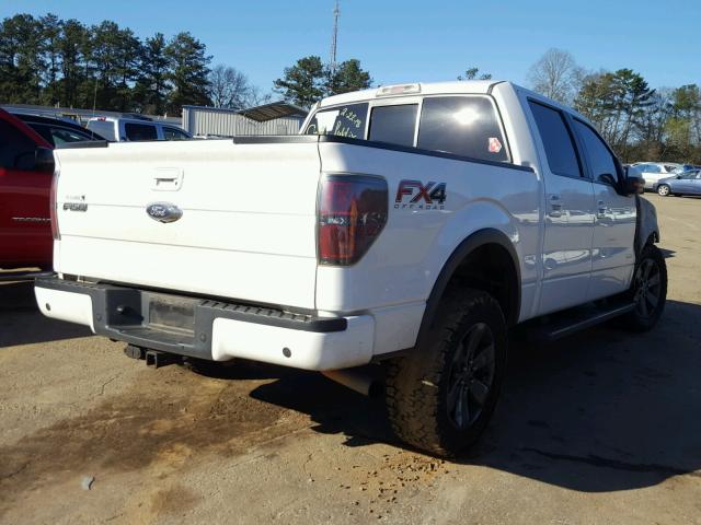 1FTFW1ET8EFA10071 - 2014 FORD F150 SUPER WHITE photo 4