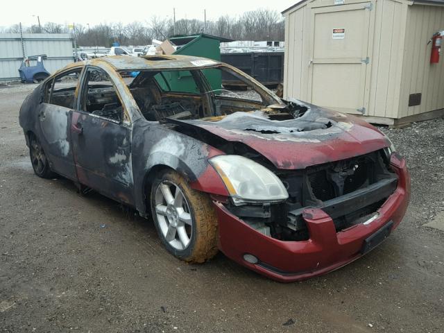 1N4BA41E85C850395 - 2005 NISSAN MAXIMA SE BURN photo 1