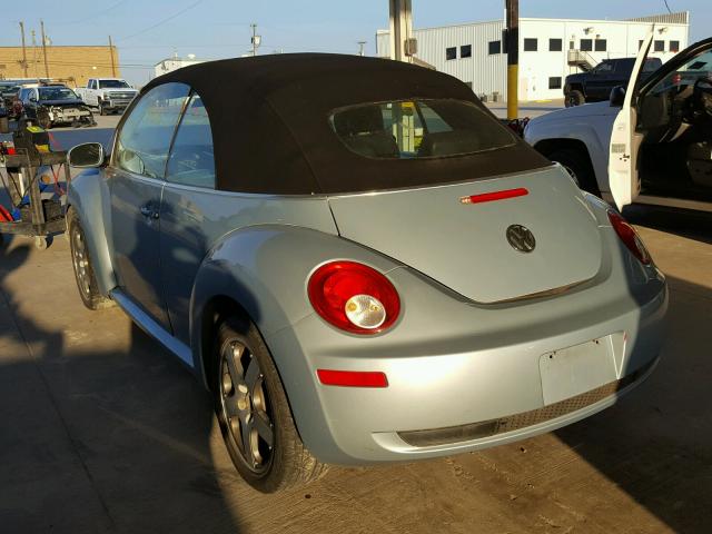 3VWRF31YX9M408184 - 2009 VOLKSWAGEN NEW BEETLE 蓝色 照片 3