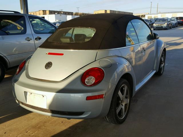 3VWRF31YX9M408184 - 2009 VOLKSWAGEN NEW BEETLE 蓝色 照片 4