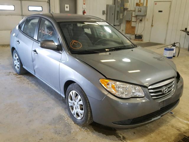 KMHDU4AD6AU144494 - 2010 HYUNDAI ELANTRA BL GRAY photo 1