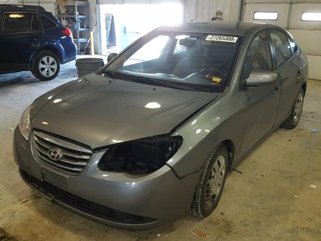 KMHDU4AD6AU144494 - 2010 HYUNDAI ELANTRA BL GRAY photo 2