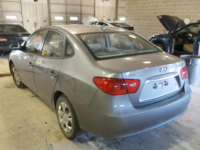 KMHDU4AD6AU144494 - 2010 HYUNDAI ELANTRA BL GRAY photo 3