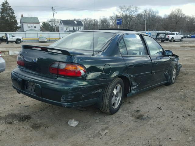 1G1NE52J62M629597 - 2002 CHEVROLET MALIBU LS GREEN photo 4