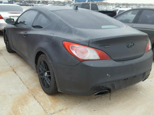 KMHHT6KD3AU028233 - 2010 HYUNDAI GENESIS CO BURN photo 3