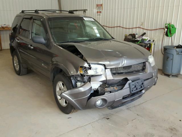 1FMYU96H66KC55365 - 2006 FORD ESCAPE HEV GRAY photo 1