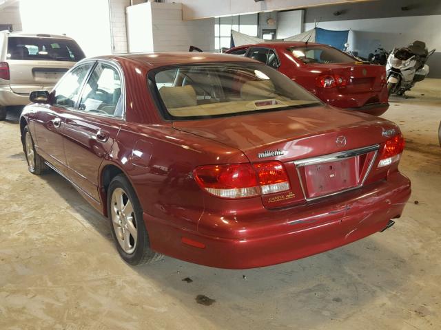 JM1TA221811702395 - 2001 MAZDA MILLENIA BURGUNDY photo 3