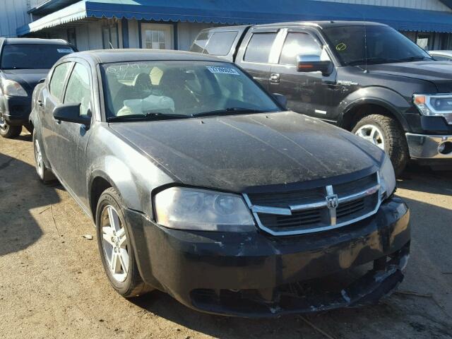 1B3LC56R58N538703 - 2008 DODGE AVENGER SX BLACK photo 1