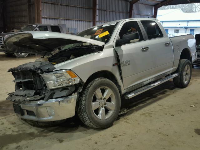 1C6RR6LM8GS312653 - 2016 RAM 1500 SLT SILVER photo 2