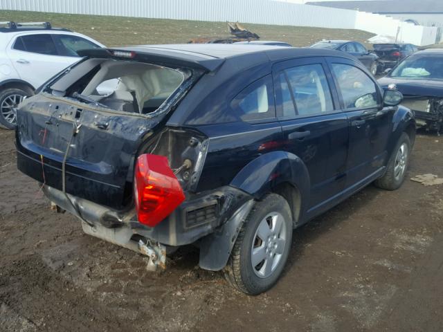 1B3HB28B77D218021 - 2007 DODGE CALIBER BLACK photo 4