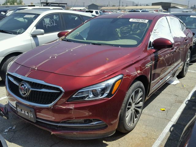 1G4ZN5SS5HU131560 - 2017 BUICK LACROSSE P RED photo 2