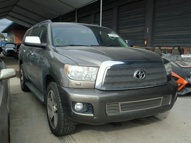 5TDBY68A08S000039 - 2008 TOYOTA SEQUOIA LI BROWN photo 1