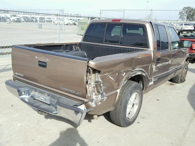 1GCDT13W92K156849 - 2002 CHEVROLET S TRUCK S1 BROWN photo 4