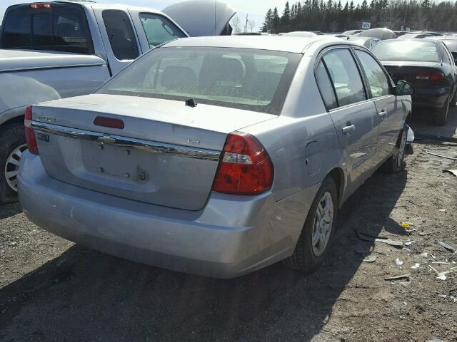 1G1ZS57F97F315159 - 2007 CHEVROLET MALIBU LS ვერცხლისფერი ფოტო 4