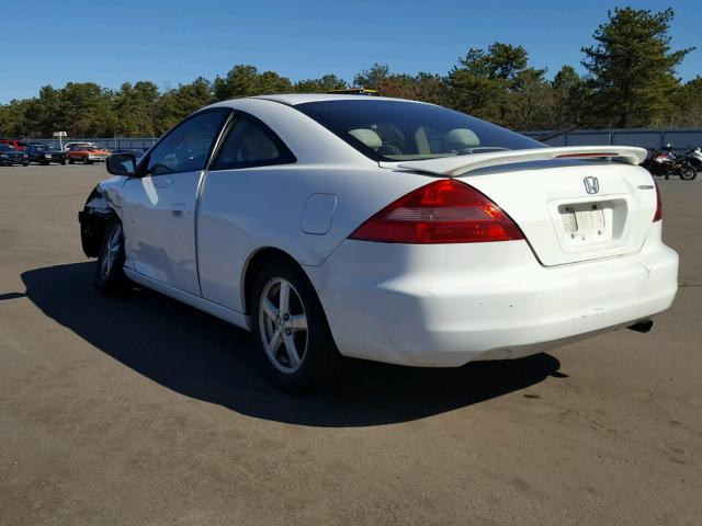 1HGCM72715A000578 - 2005 HONDA ACCORD EX WHITE photo 3