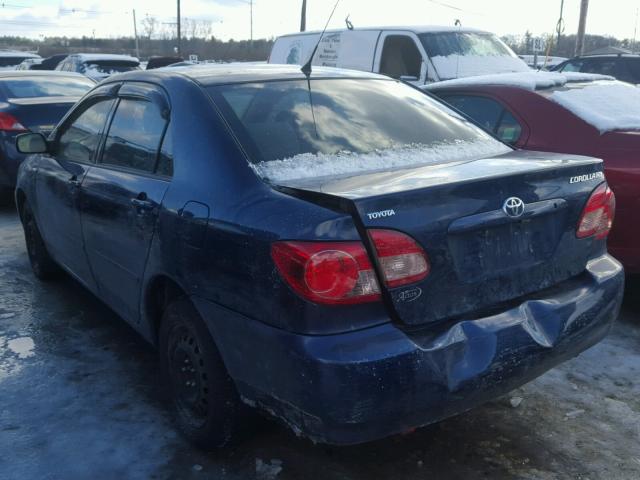 2T1BR32E37C823983 - 2007 TOYOTA COROLLA CE BLUE photo 3