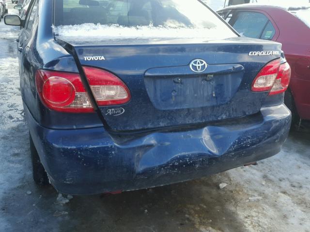 2T1BR32E37C823983 - 2007 TOYOTA COROLLA CE BLUE photo 9