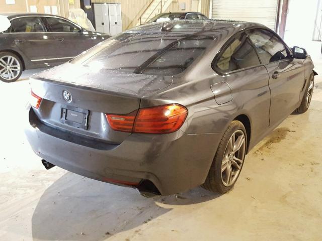 WBA3N5C53FK484694 - 2015 BMW 428 XI GRAY photo 4