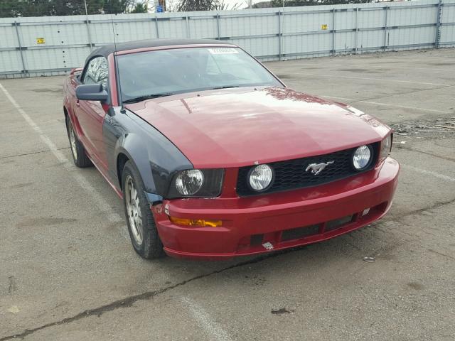 1ZVHT85H265147405 - 2006 FORD MUSTANG GT MAROON photo 1