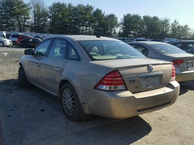 1MEHM42127G605576 - 2007 MERCURY MONTEGO PR 金色 照片 3