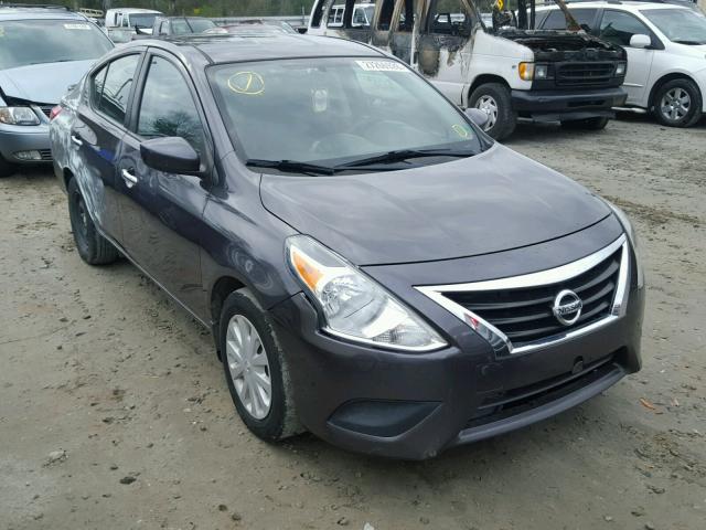 3N1CN7AP6FL859224 - 2015 NISSAN VERSA S CHARCOAL photo 1