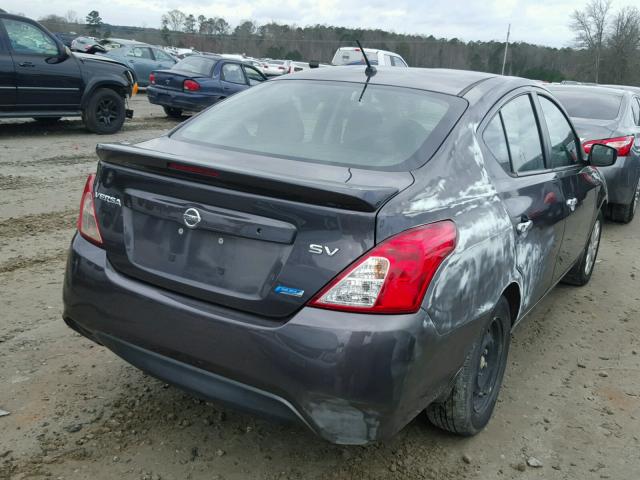 3N1CN7AP6FL859224 - 2015 NISSAN VERSA S CHARCOAL photo 4