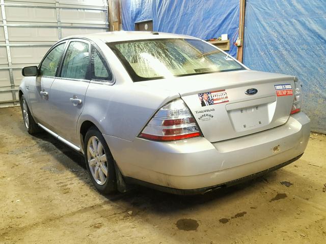 1FAHP23W99G121629 - 2009 FORD TAURUS SE SILVER photo 3