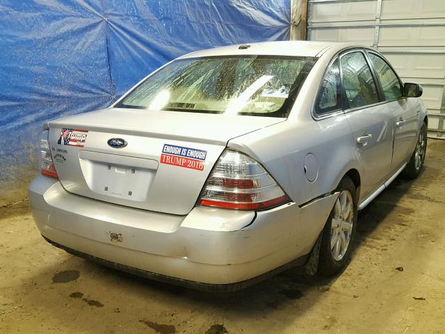 1FAHP23W99G121629 - 2009 FORD TAURUS SE SILVER photo 4